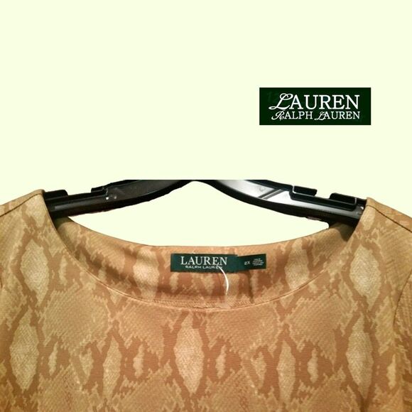 Lauren Ralph Lauren NEW Old Money Python Snake Sheath Dress - Picture 6 of 10